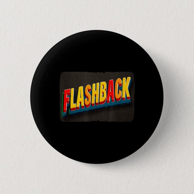 Colourful Flashback Costume 6 Cm Round Badge (Front)