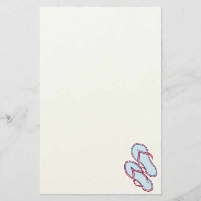 Colourful Flip Flops 3 Stationery (Front)