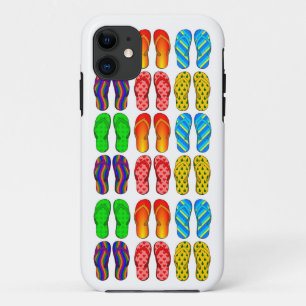 Colourful Flip Flops Fun Beach Theme iPhone 5 Case