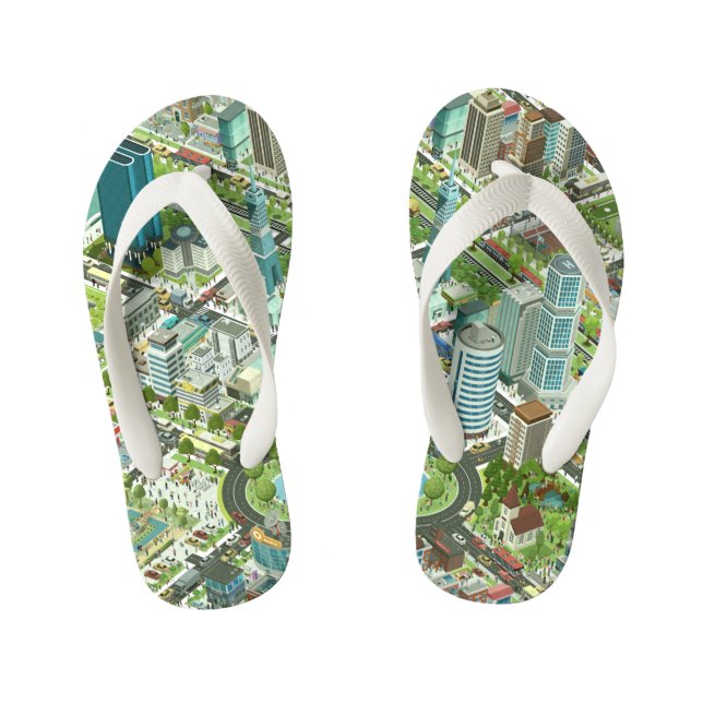 Colourful Flip Flops to the beach or stay home (Footbed)