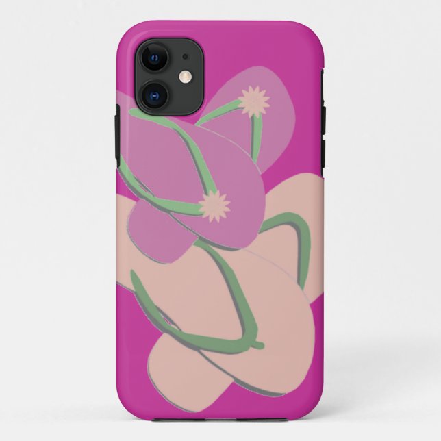 Colourful Flip Flops Vector Art Case-Mate iPhone Case (Back)