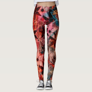 Colourful Floral #3 Leggings