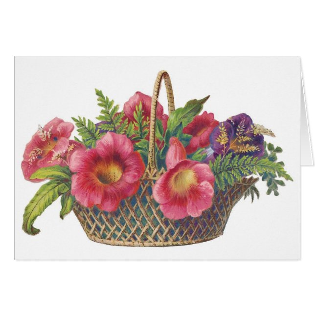 Colourful Floral Arrangement Cards (Front Horizontal)