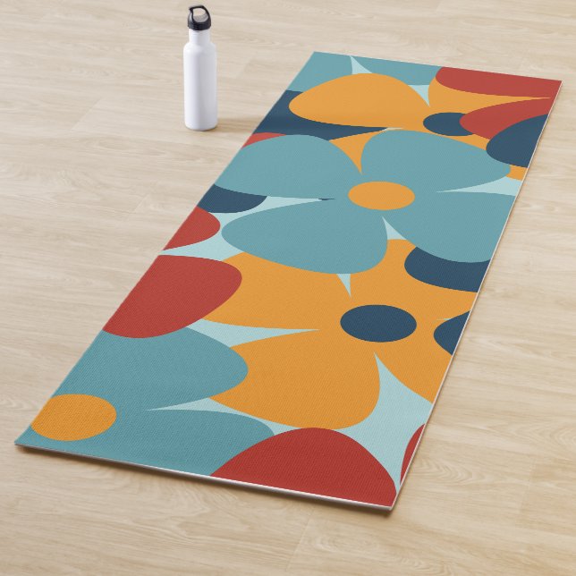 Colourful Floral  B Yoga Mat (In Situ)