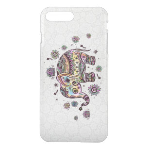 Colourful Floral Baby Elephant iPhone 8 Plus/7 Plus Case