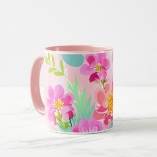 Colourful Floral Bouquet  Mug