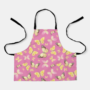 Colourful Floral Butterfly Apron