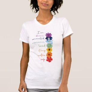 Colourful Floral Chakra T-shirt