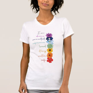 Colourful Floral Chakra T-shirt