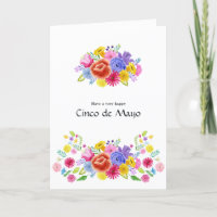 Colourful Floral Cinco de Mayo Family Photo