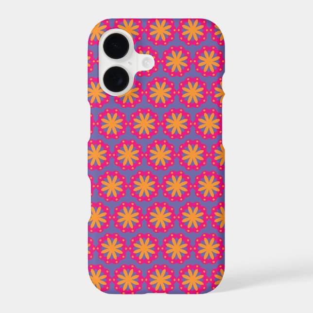 colourful floral circle shapes (Back)