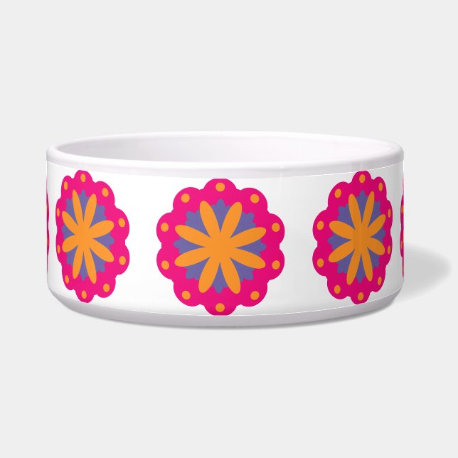 colourful floral circle shapes (Front)