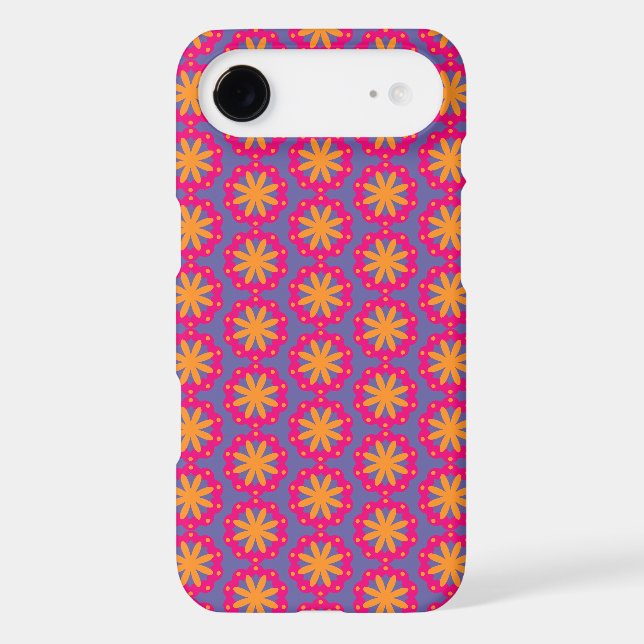 colourful floral circle shapes (Back)