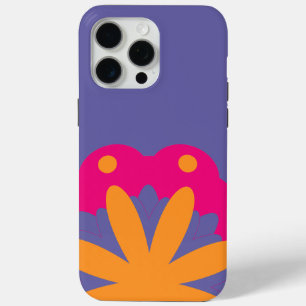 colourful floral circle shapes iPhone 15 pro max case