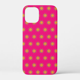 colourful floral circle shapes iPhone 12 mini case