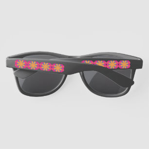 colourful floral circle shapes sunglasses
