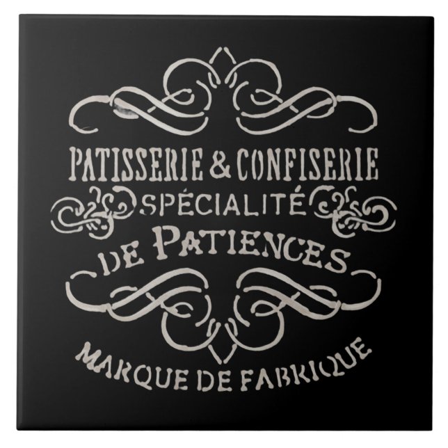 Colourful floral design ceramic tile (Front)