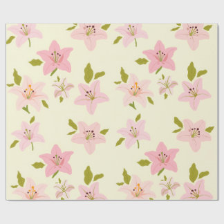 Colourful Floral Garden Pattern Wrapping Paper