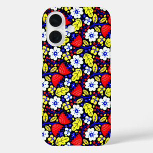 Colourful Floral iPhone 16 Case – Nature’s Art