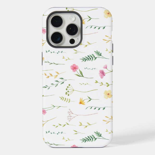 Colourful Floral iPhone Case (Back)