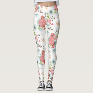 Colourful Floral Leggings