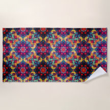 colourful floral mandala