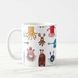 Colourful Floral Mandala: Vintage Hand-Drawn Coffee Mug