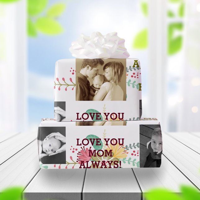 Colourful Floral Mothers Day Wrapping Paper (Creator Uploaded)