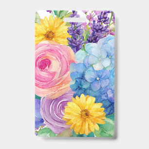 Colourful Floral Name Badge ID Badge