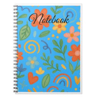 Colourful Floral Notebook