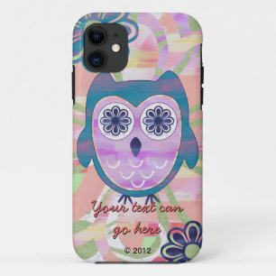 Colourful Floral Owl iPhone 11 Case