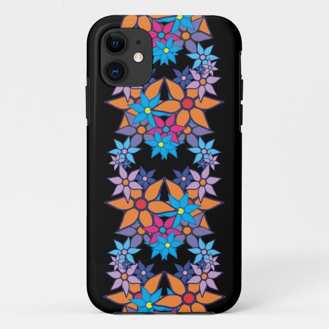 Colourful Floral Pattern #4 Case-Mate iPhone Case (Back)