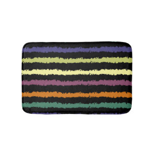 Colourful Floral Pattern Bath Mat