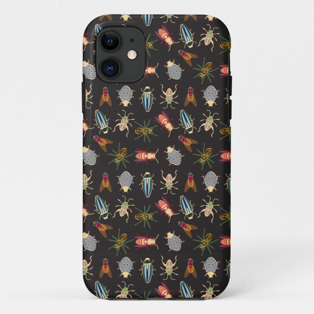 Colourful Floral Pattern Case-Mate iPhone Case (Back)