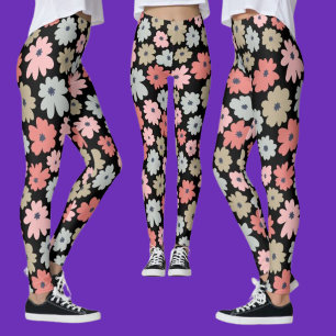 Colourful Floral Pattern              Leggings