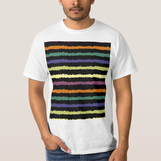 Colourful Floral Pattern T-Shirt (Front)