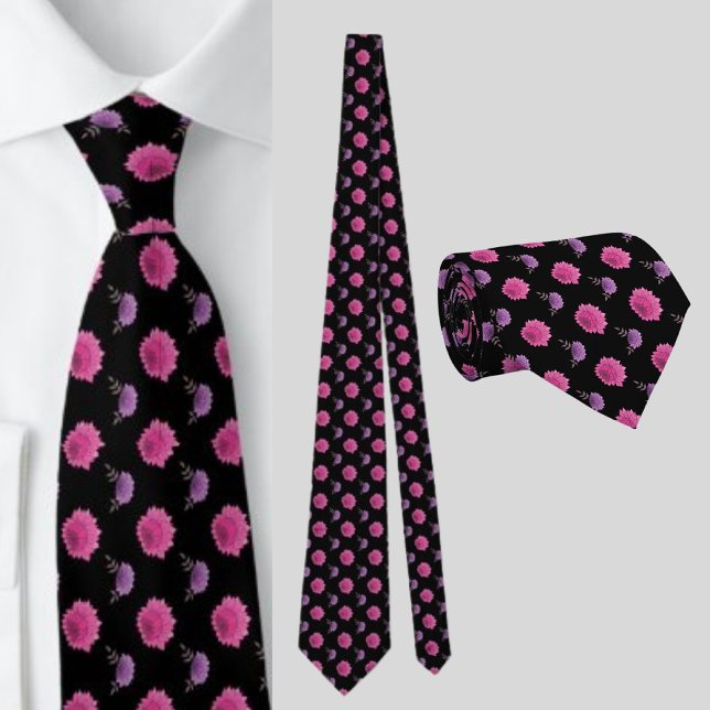 Colourful Floral Pattern          Tie (Creator Uploaded)