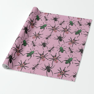 Colourful Floral Pattern Wrapping Paper