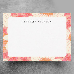 Colourful Floral Personal Card