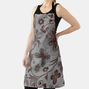Colourful Floral Seamless Pattern Apron