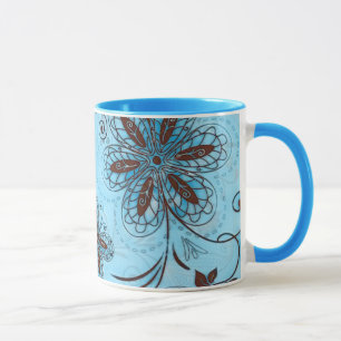 Colourful Floral Seamless Pattern Mug