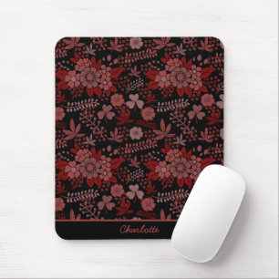 Colourful floral seamless pattern personalised nam mouse pad