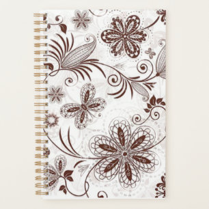 Colourful Floral Seamless Pattern Planner