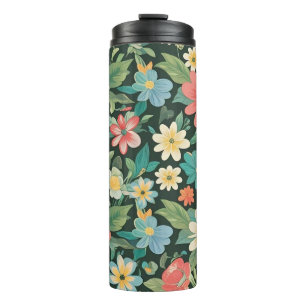 Colourful Floral/Spring Thermal Tumbler
