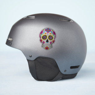 Colourful floral sugar skull no. 6