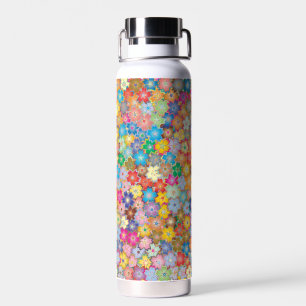 Colourful Floral Thor Copper Vacuum Insulated Water Bottle