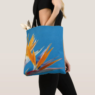 Colourful floral tote bag