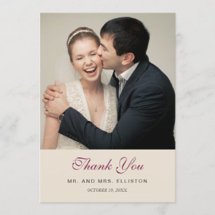 Colourful Floral Watercolor Bouquet   Thank You Card