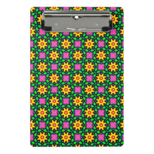 Colourful Floral Yellow Flowers Pattern-45567 Mini Clipboard