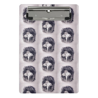 Colourful flower and veggies art  mini clipboard